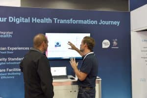samwin console demo for hospital operators at DHF26